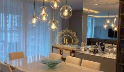 APARTAMENTO COM 03 SUÍTES 02 VAGAS MOBILIADO NA MEIA PRAIA -SC