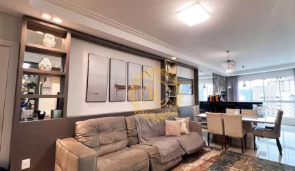 APARTAMENTO EM BALNEÁRIO CAMBORIÚ COM 03 SUÍTES 02 VAGAS PRIVATICAS MOBILIADO COM SACADA INTEGRADA COM CHURRASQUEIRA , 132M2 PRIVATIVOS, LAZER COMPLET
