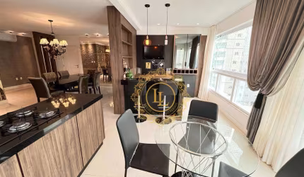 Apartamento mobiliado com 3 suítes à venda, 137 m² - Meia Praia - Itapema/SC