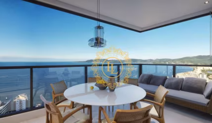 Apartamento com vista mar e 4 suítes à venda, Meia Praia - Itapema/SC