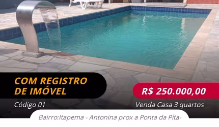 Casa boa alvenaria 90m²  com piscina + Edicula 37