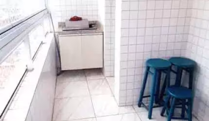 APARTAMENTO MOBILIADO COM VISTA MAR ,SACADA GOURMET ENVIDRAÇADA E