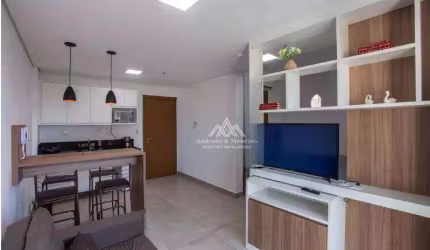 Flat com 1 dormitório para alugar, 37 m² por R$ 2.737,44/mês - Jardim Botânico - Ribeirão Preto/SP