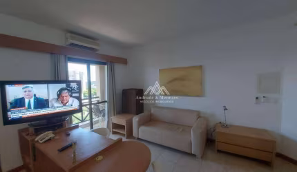 Flat com 1 dormitório para alugar, 41 m² por R$ 3.043,52/mês - Jardim América - Ribeirão Preto/SP