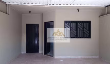 Casa com 2 dormitórios para alugar, 107 m² por R$ 1.443,39/mês - Planalto Verde - Ribeirão Preto/SP