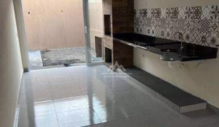 Casa com 3 dormitórios sendo 01 suíte à venda, 76 m² por R$ 375.000 - Parque das Oliveiras - Ribeirão Preto/SP
