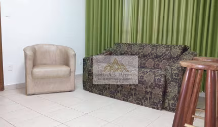 Apartamento com 1 dormitório para alugar, 45 m² por R$ 1.200/mês - Nova Aliança - Ribeirão Preto/SP