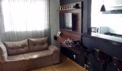 Apto com 2 dormitórios à venda, 46 m² por R$ 188.000 - Parque São Sebastião - Ribeirão Preto/SP