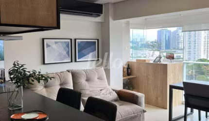 Apartamento com 1 quarto para alugar na Rua Bacaetava, --, Vila Gertrudes, São Paulo, 40 m2 por R$ 5.500