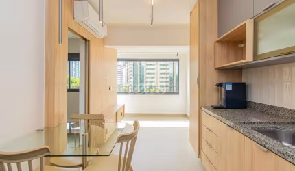 Apartamento com 1 quarto para alugar na Avenida Pavão, --, Indianópolis, São Paulo, 32 m2 por R$ 5.500