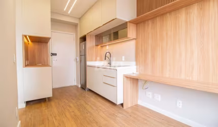 Apartamento com 1 quarto para alugar na Alameda das Boninas, --, Mirandópolis, São Paulo, 30 m2 por R$ 3.500