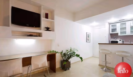 Apartamento com 1 quarto para alugar na Avenida Ibijaú, --, Indianópolis, São Paulo, 24 m2 por R$ 5.500