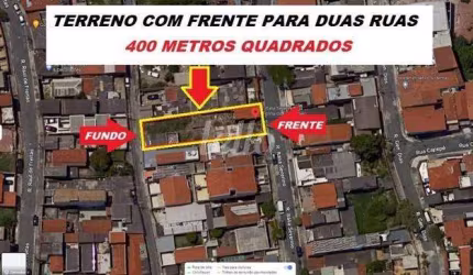 Terreno à venda na Rua Itália Severino, 87, Penha De França, São Paulo, 400 m2 por R$ 583.000