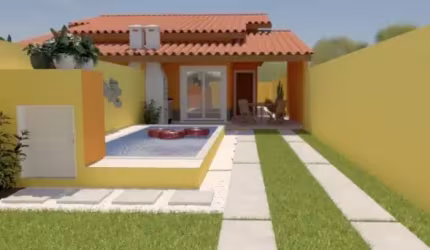 CASA NOVA COM PISCINA A VENDA EM ITANHAEM - SP
