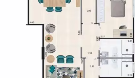 APARTAMENTO JARDIM CAIAHU - MONGAGUA SP
