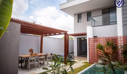 Casa em condomínio fechado com 4 quartos à venda na Carlos Albuquerque de Lima, 209, Eusebio, Eusébio, 132 m2 por R$ 789.900