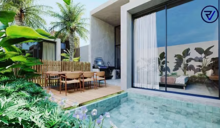Casa em condomínio fechado com 2 quartos à venda na G, 35, Taíba, São Gonçalo do Amarante, 86 m2 por R$ 900.000