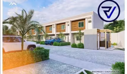 Casa em condomínio fechado com 2 quartos à venda na Rua São José, 500, Pacheco, Caucaia, 67 m2 por R$ 244.900