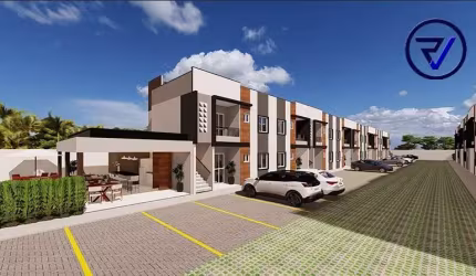 Casa em condomínio fechado com 2 quartos à venda na F, 378, Icaraí, Caucaia, 52 m2 por R$ 237.000