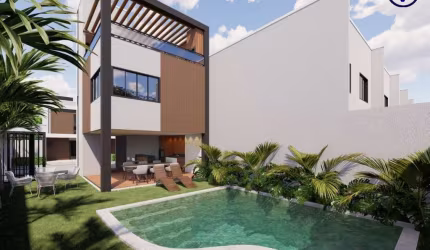 Casa em condomínio fechado com 3 quartos à venda na Rua São José, 208, Pacheco, Caucaia, 123 m2 por R$ 419.900