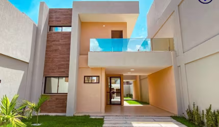 Casa em condomínio fechado com 4 quartos à venda na Carlos Albuquerque de Lima, 577, Pires Façanha, Eusébio, 170 m2 por R$ 799.000