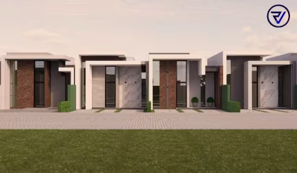 Casa em condomínio fechado com 3 quartos à venda na Noé Leite de Freitas, 6891, Parque Havaí, Eusébio, 85 m2 por R$ 390.000