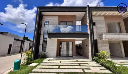 Casa em condomínio fechado com 4 quartos à venda na Raimunda Soares, 80, Lagoinha, Eusébio, 130 m2 por R$ 694.000