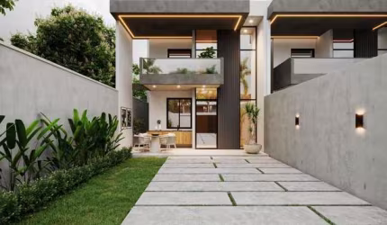 Casa em condomínio fechado com 4 quartos à venda na José Amora Sá, 300, Coité, Eusébio, 138 m2 por R$ 730.000