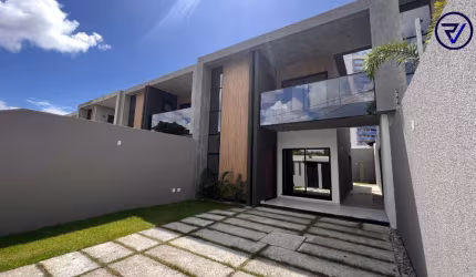 Casa em condomínio fechado com 4 quartos à venda na Francisco Custódio Pereira, 65, Tamatanduba, Eusébio, 142 m2 por R$ 759.000