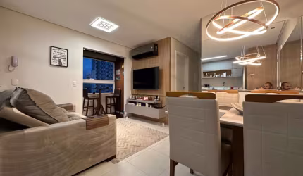 Apartamento 2 quartos, suite, mobiliado, criciuma