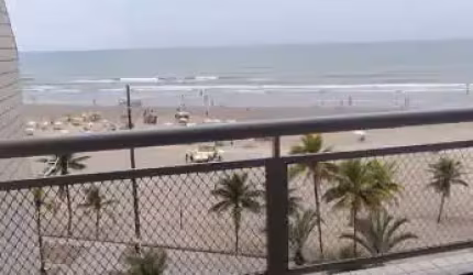 Excelente apartamento Frente mar mobiliado com 2 vagas de garagem, Ocian
