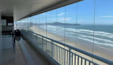 ESPETACULAR COBERTURA INTERNA ALTO PADRÃO FRENTE MAR