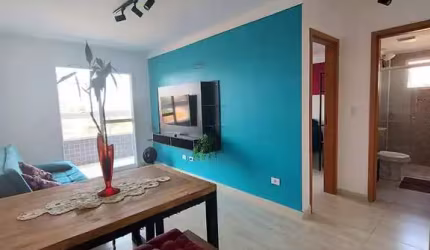 Locação -  Apartamento Mobiliado de 1 Quarto na Mirim, Praia Grande