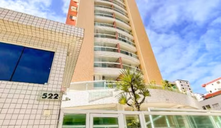 Apartamento 3 dmt e sacada no Forte em Praia Grande SP.