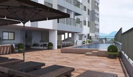 Apartamento com 3 suítes e 3 vagas de garagem no Canto do  Forte em Praia Grande SP.