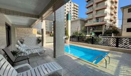 Apartamento com 2 dormitórios e 2 sacada na Tupi em Praia Grande SP.