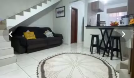 Casa em condomínio fechado com 2 quartos à venda na Rua Judith Santa Anna Pereira, 135, Sítio do Campo, Praia Grande, 69 m2 por R$ 300.000
