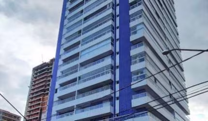 Apartamento 2 dormitórios com suíte e sacada gourmet na Aviação em Praia Grande.