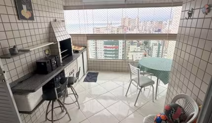 Apartamento com 2 suítes e vista para o mar em Praia Grande SP