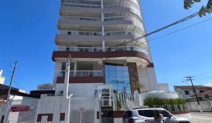 Apartamento de 2 dormitórios com vista lateral para o mar em Praia Grande SP