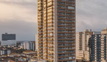 Apartamento à venda em Praia Grande-SP, Guilhermina: 2 quartos, 2 suítes, 1 sala, 3 banheiros, 1 vaga, 101m².