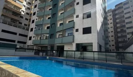 Apartamento à venda em Praia Grande-SP, bairro Ocian: 1 quarto, 1 sala, 1 banheiro, 1 vaga de garagem!