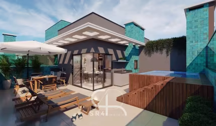 Cobertura duplex à venda com 3 suítes em Caiobá