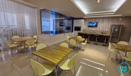 Apto alto padrão com 3 quartos e 02 vagas, Centro Balneário Camboriú com vista m