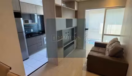 Flat mobiliado em Vila Arens I, Jundiaí: 48m², 1 dormitório, 1 suíte, 1 banheiro. Locação por R$3000. Conforto e praticidade!
