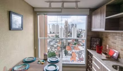 Apartamento à venda com 77m² no bairro da Mooca, 3 quartos e 2 vagas
