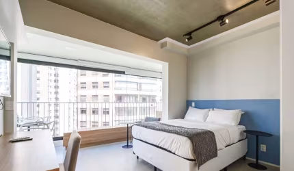 Apartamento com 1 quarto à venda na Rua Bueno Brandão, 382, Vila Nova Conceição, São Paulo, 32 m2 por R$ 750.000