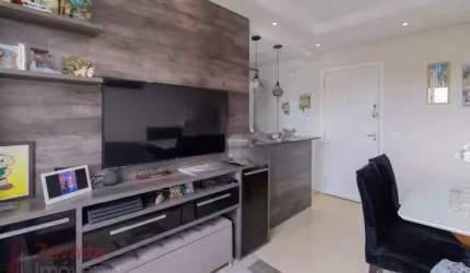 Apartamento à venda em São Paulo-SP: 2 quartos, 2 salas, 1 banheiro, 1 vaga, 46m² no Jardim Leonor Mendes de Barros!