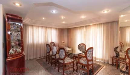 Apartamento de luxo com 4 quartos e 3 suítes na Vila Maria Alta, São Paulo-SP: 224m², 2 salas, 5 banheiros e 4 vagas de garagem.