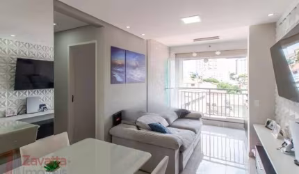 Apartamento à venda em São Paulo-SP na Vila Gustavo: 2 quartos, 1 suíte, 2 salas, 2 banheiros, 1 vaga de garagem, 63m².